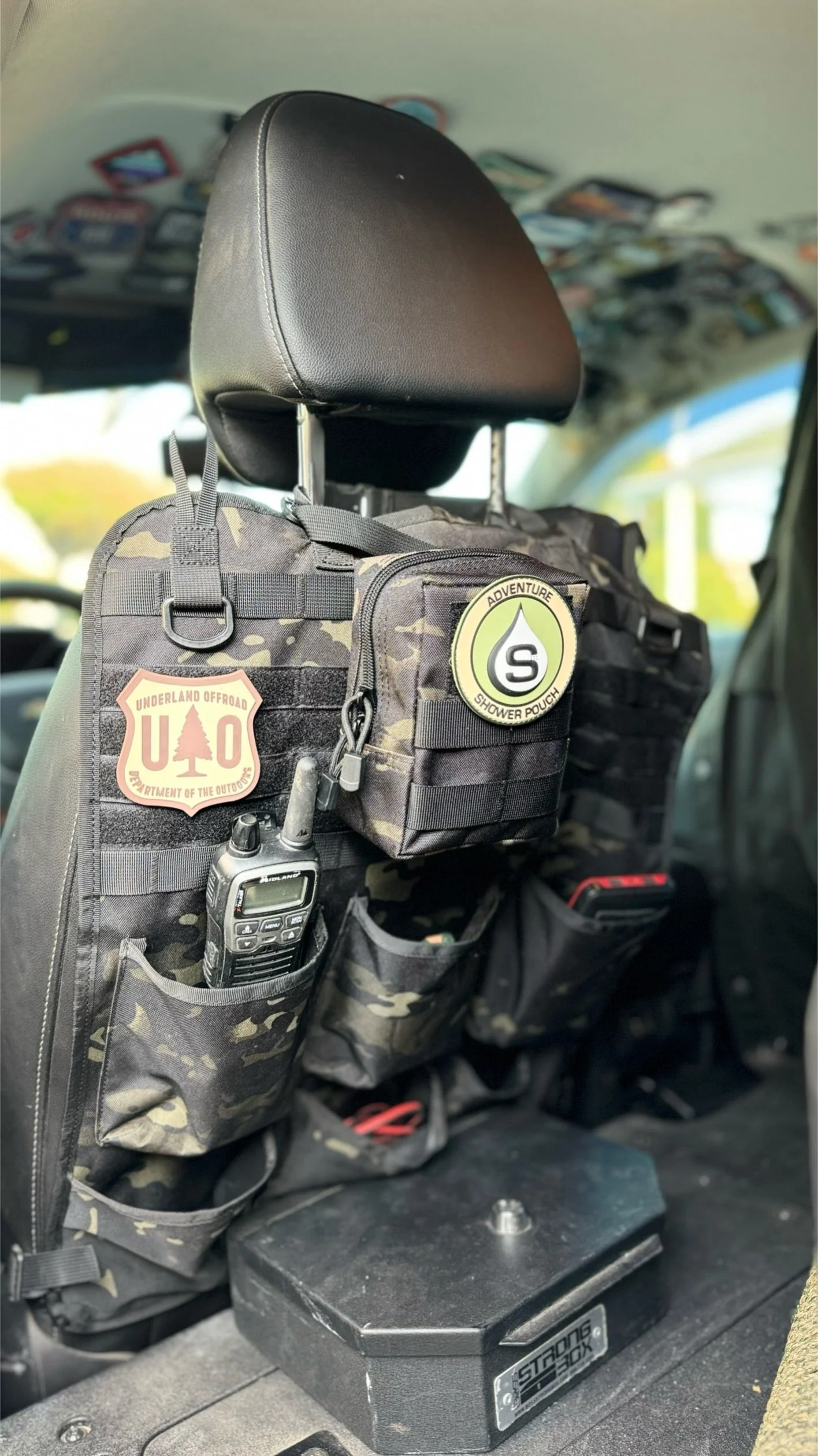 Tactical Molle Zipper Bag + Adventure Sampler Kit: 4 Shower Pouches, 1 Hand Sanitizer (80%), and 1 Deodorant - Image 5