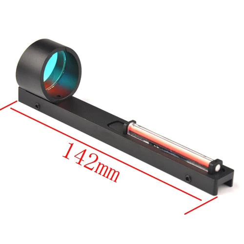 Tactical Red Green Fiber Red Green Dot Sight Scope Holographic Sight Fit Shotgun Rib Rail Hunting Shooting - Image 2