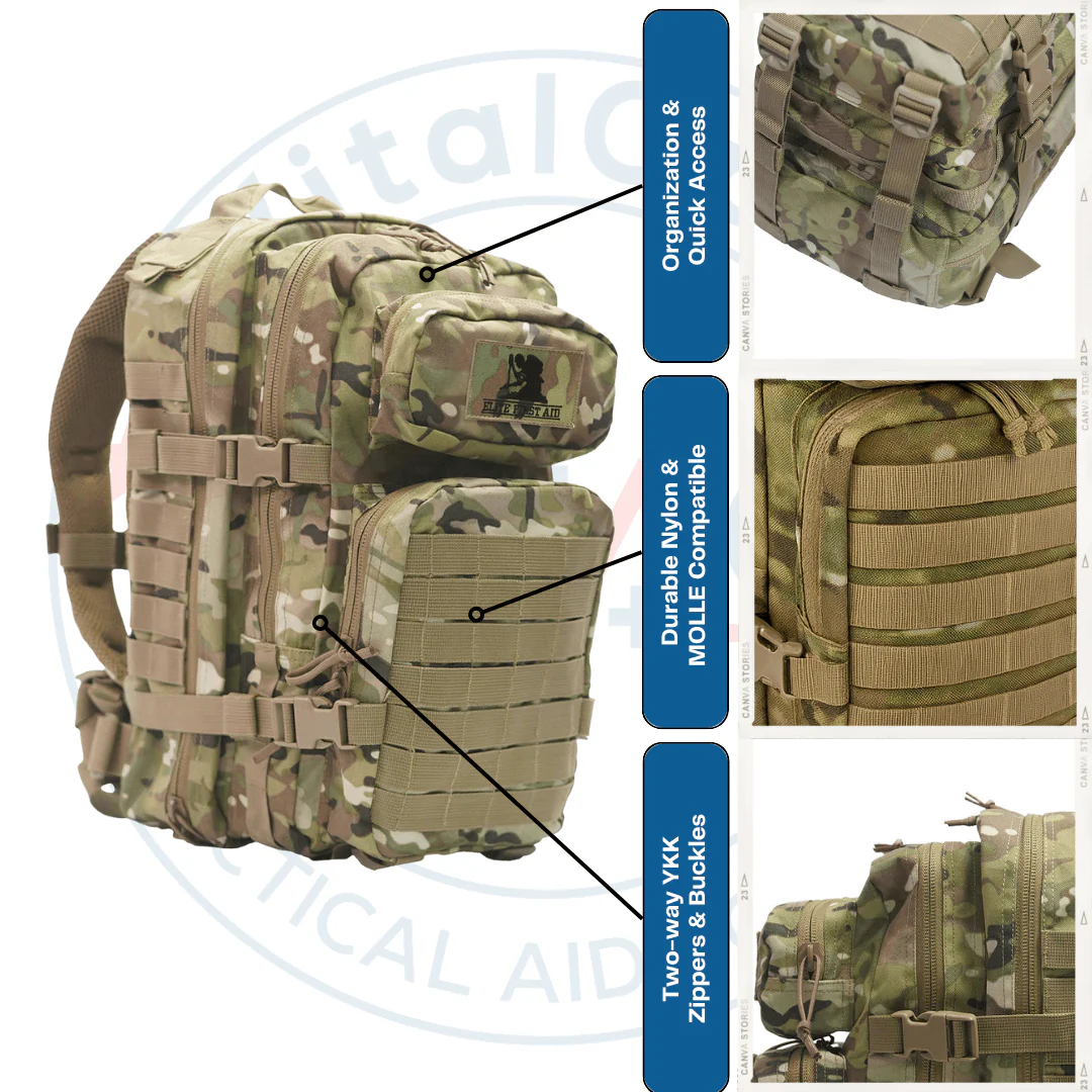 Tactical Trauma Backpack w/Advanced Bleeding Control - Image 5