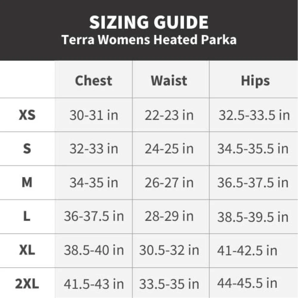 Terra Womens Heated Parka - Image 13