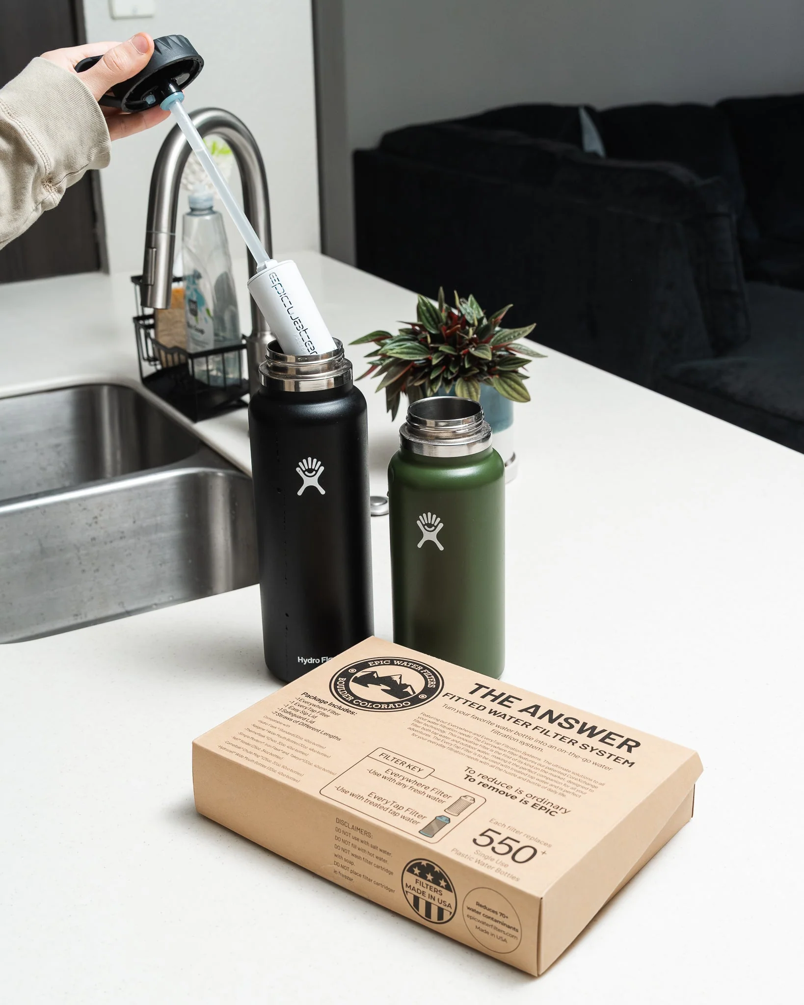 The Answer 2.0 | Compatible With Hydro Flask, Nalgene, and More! - Image 2