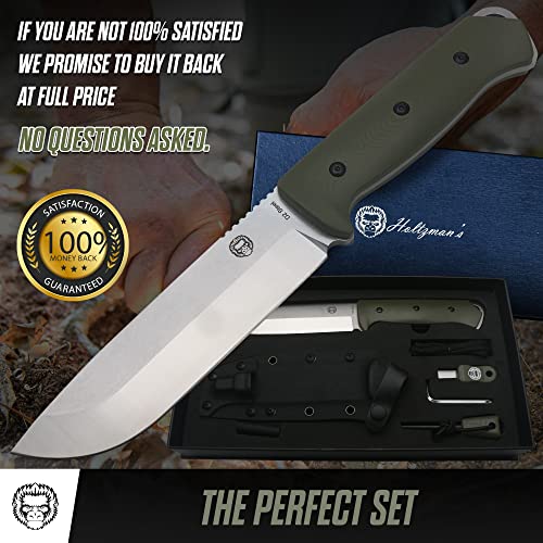 The Bushwhacker D2 Steel Bushcraft Survival Knife Gift Set (Selection) - Image 5