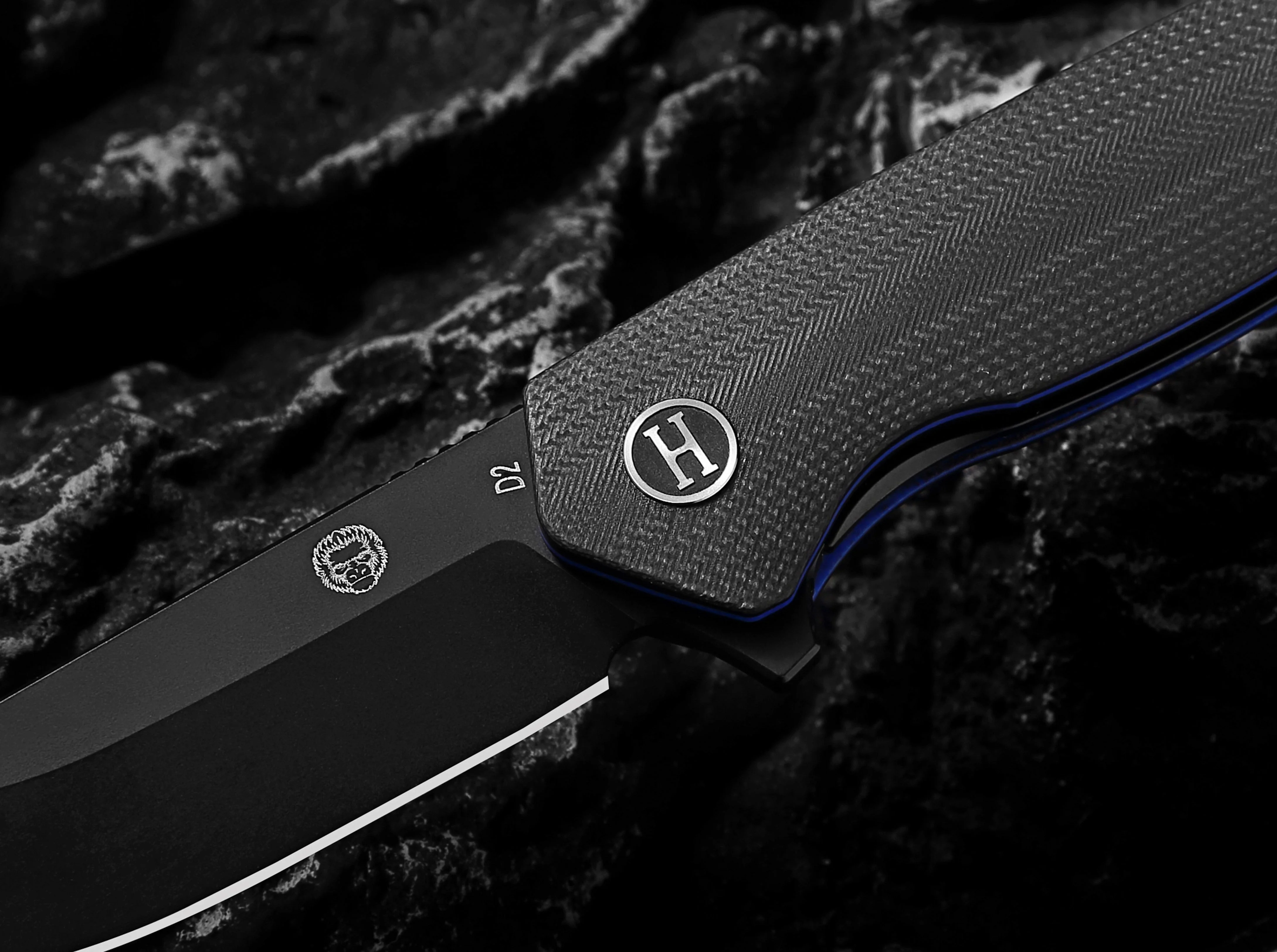 The Pathfinder Folding Pocket Knife Giftset for Men and Women (Black and Blue) - Image 9