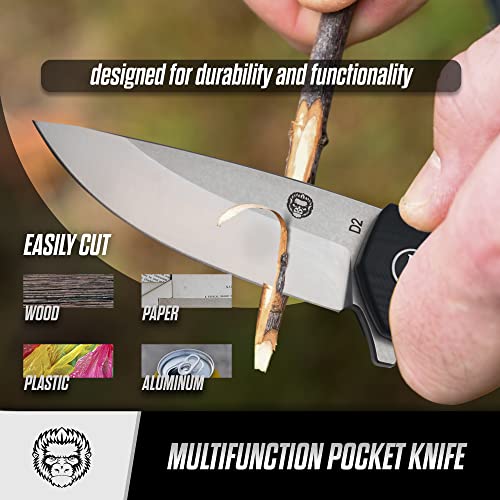 The Peasant Folding Pocket Knife Giftset for Men and Women (Silver and Black) - Image 9