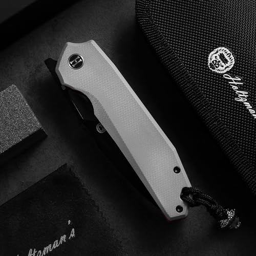 The Sentinel Folding Knife Giftset (black blade+dark grey/red liner G10 handle) - Image 4