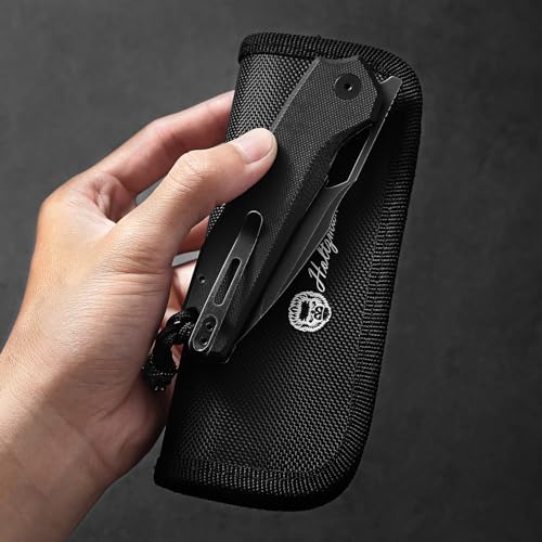 The Sentinel Folding Knife Giftset (black stonewashed blade+black G10 handle) - Image 3