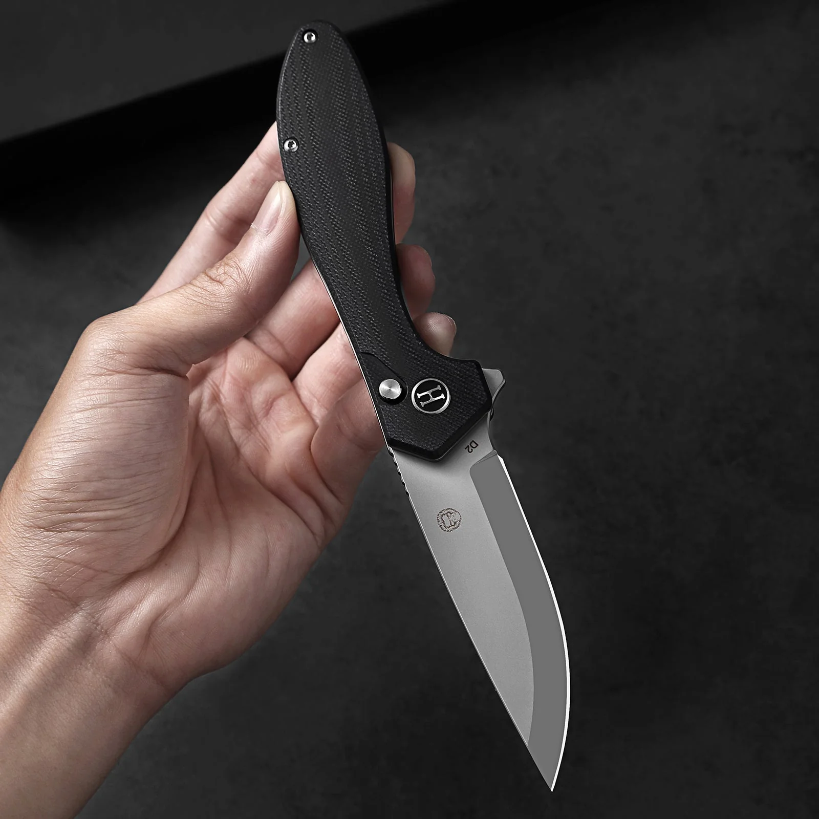 The Vector Folding Pocket Knife Giftset for Men and Women (Black and Silver) - Image 5