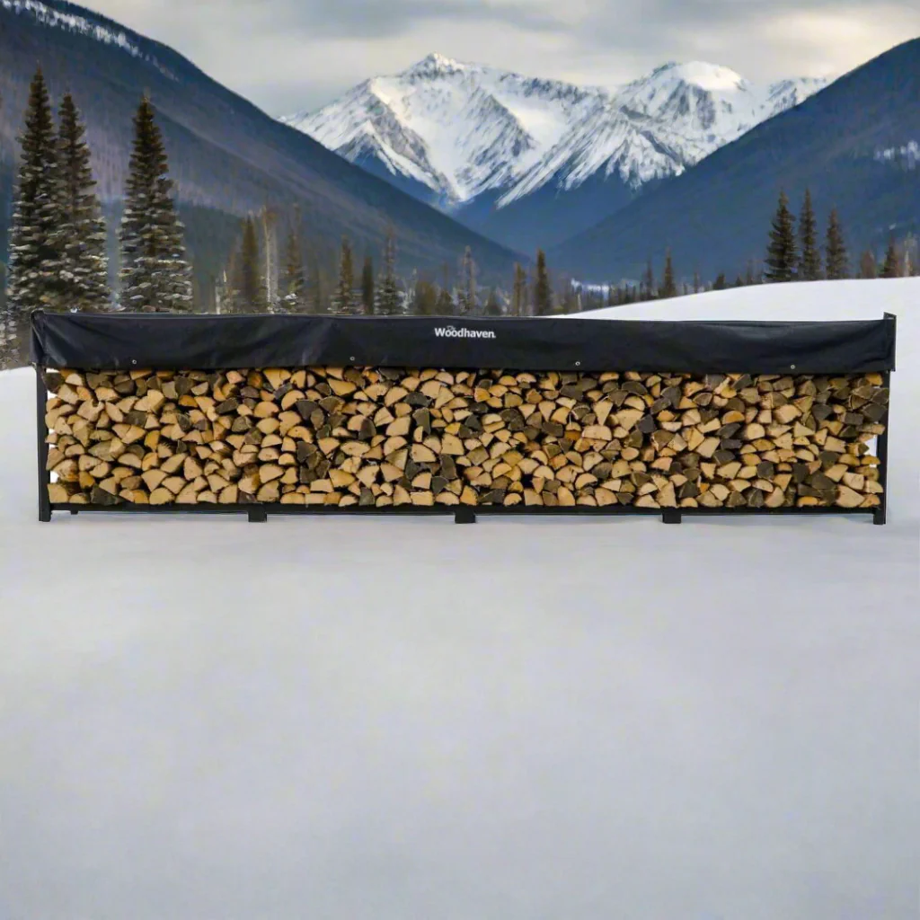 The Woodhaven 16ft Firewood Rack - Image 3