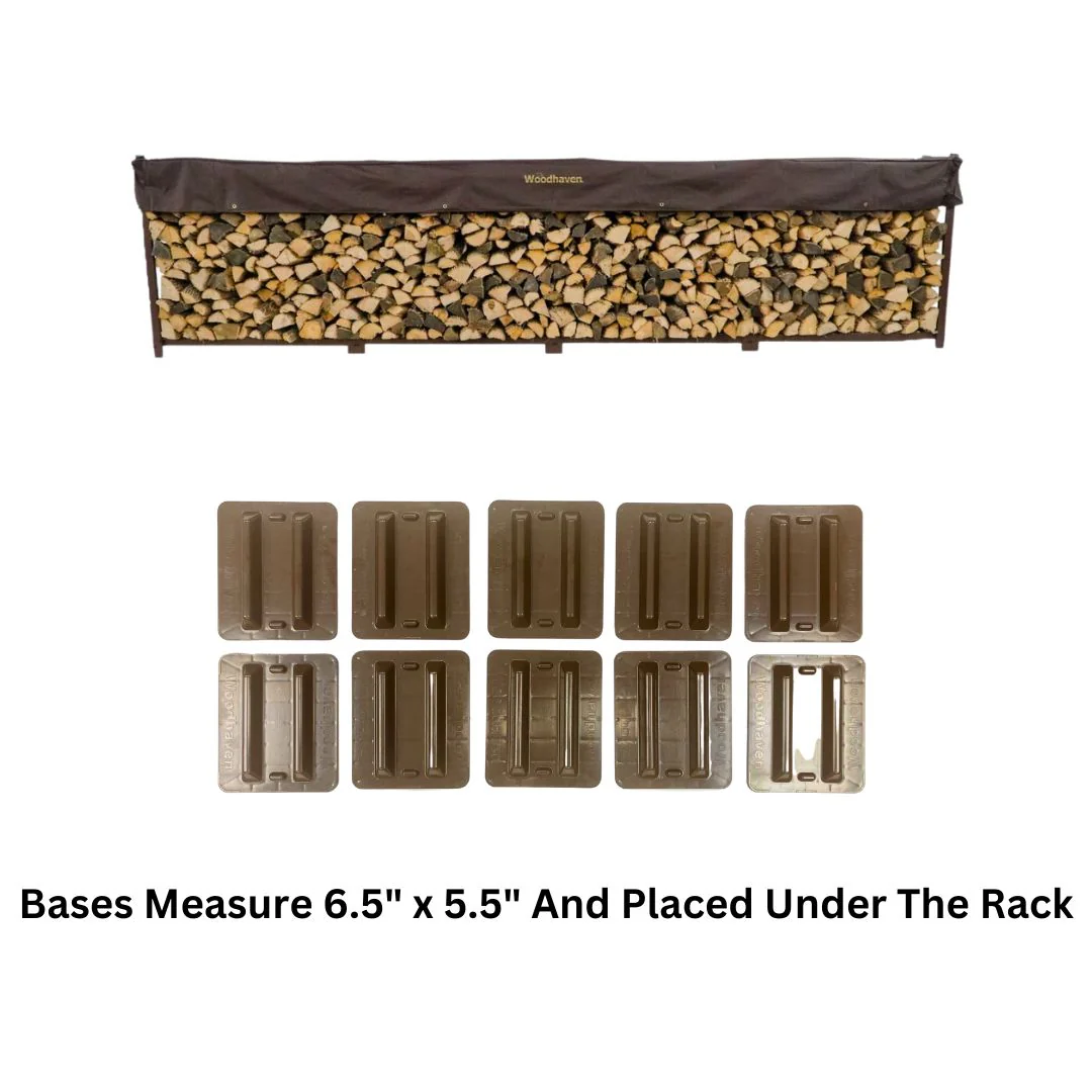 The Woodhaven 16ft Firewood Rack - Image 8