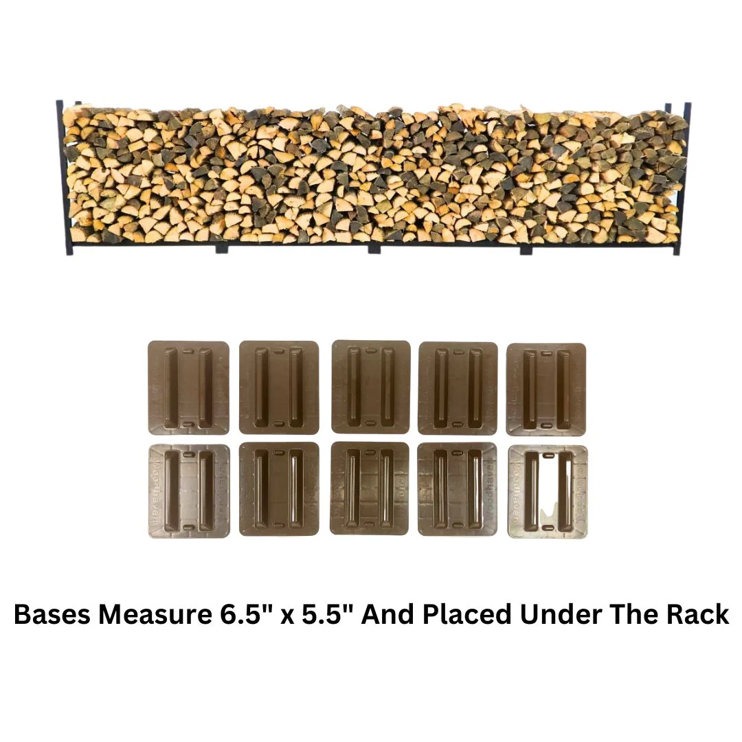 The Woodhaven 16ft Firewood Rack - Image 9