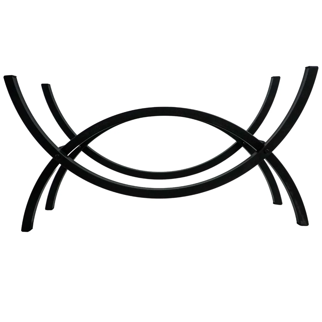 The Woodhaven 3ft Crescent Firewood Rack - Image 3