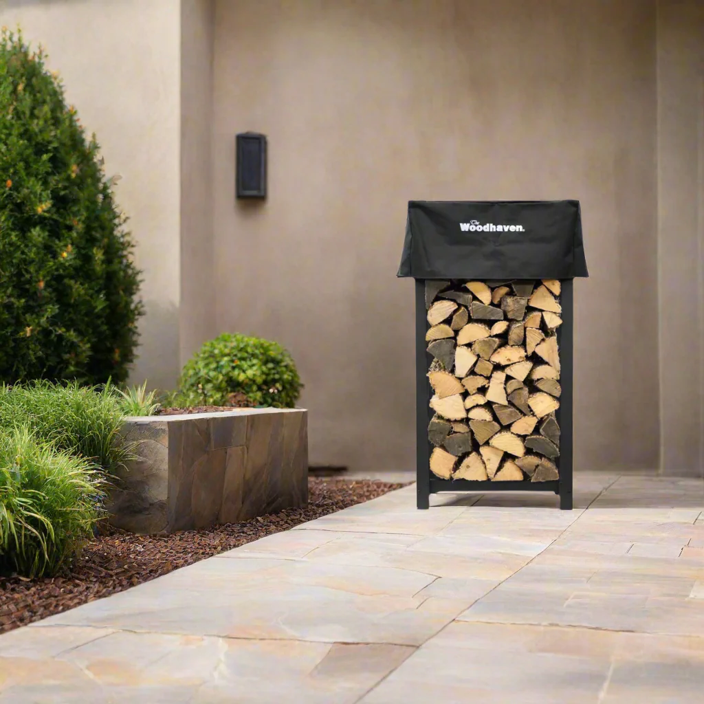 The Woodhaven 4 x 2 Firewood Rack - Image 12