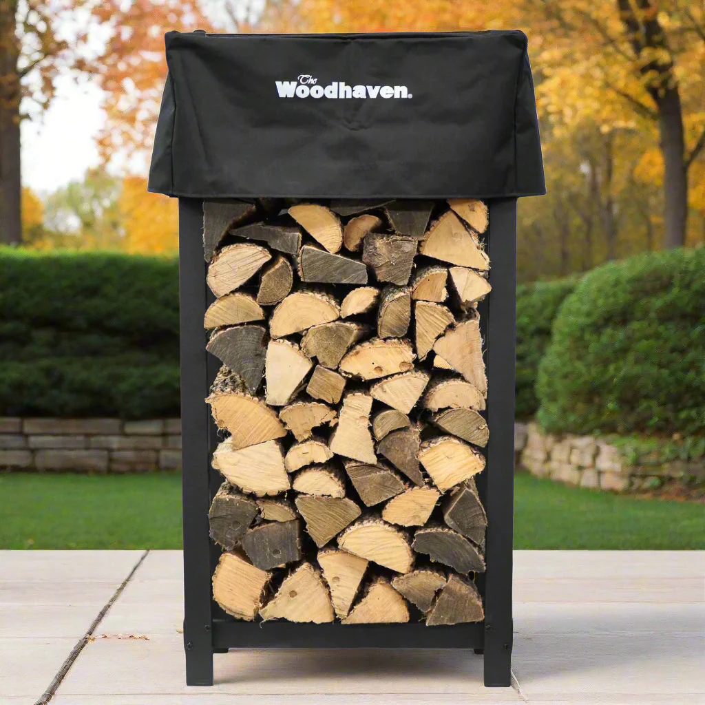 The Woodhaven 4 x 2 Firewood Rack - Image 3