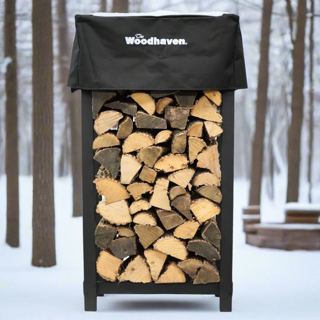 The Woodhaven 4 x 2 Firewood Rack - Image 4