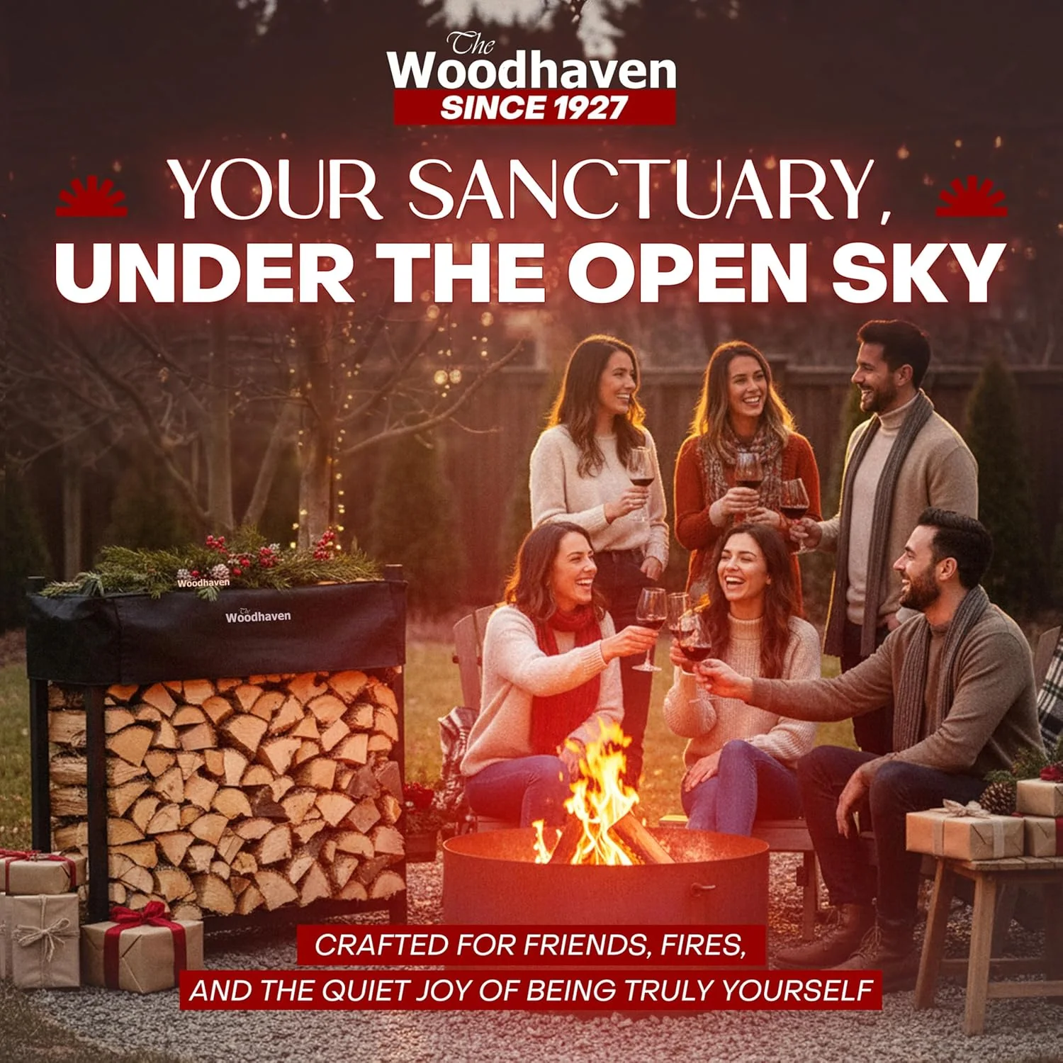 The Woodhaven 4ft Firewood Rack - Image 3