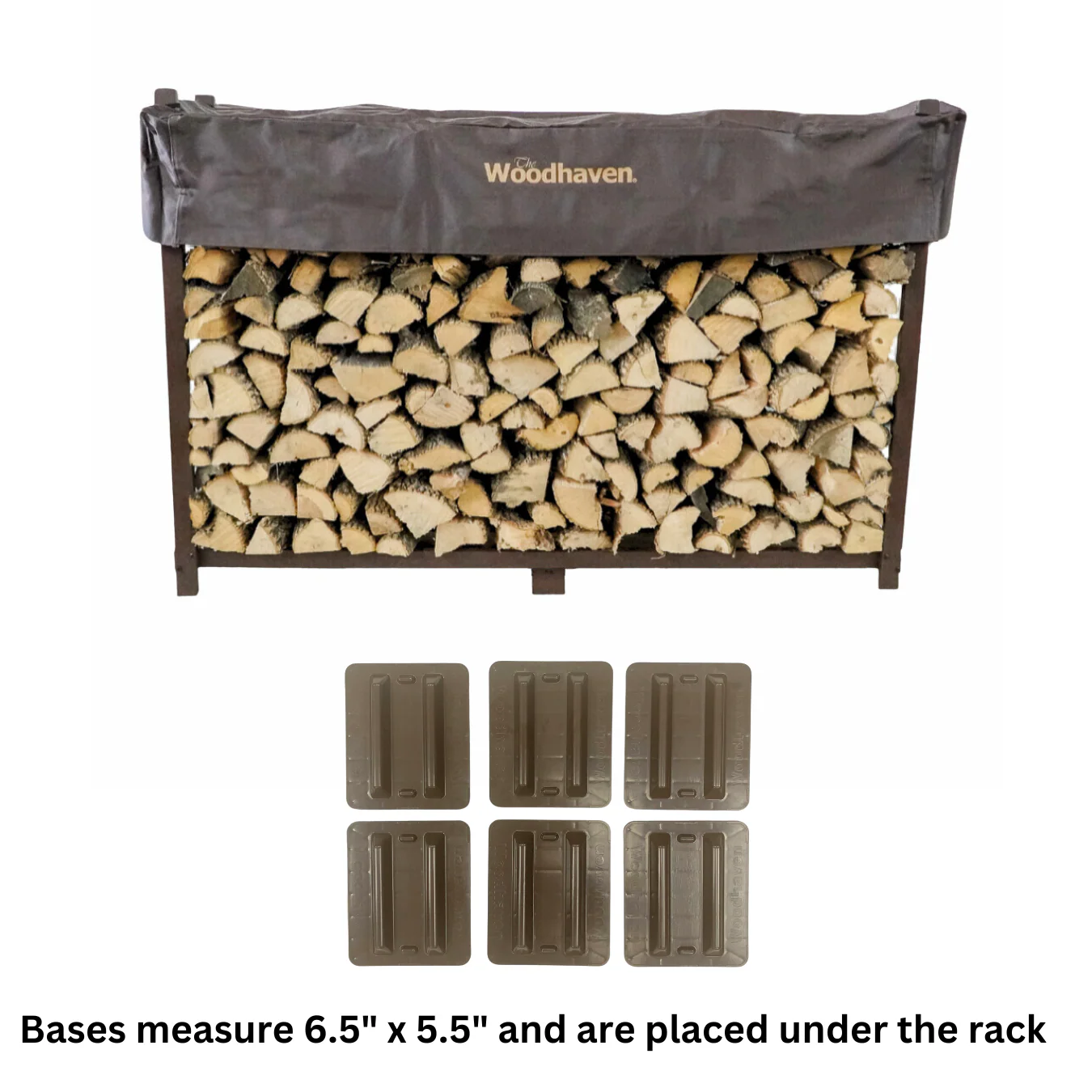 The Woodhaven 6ft Firewood Rack - Image 6
