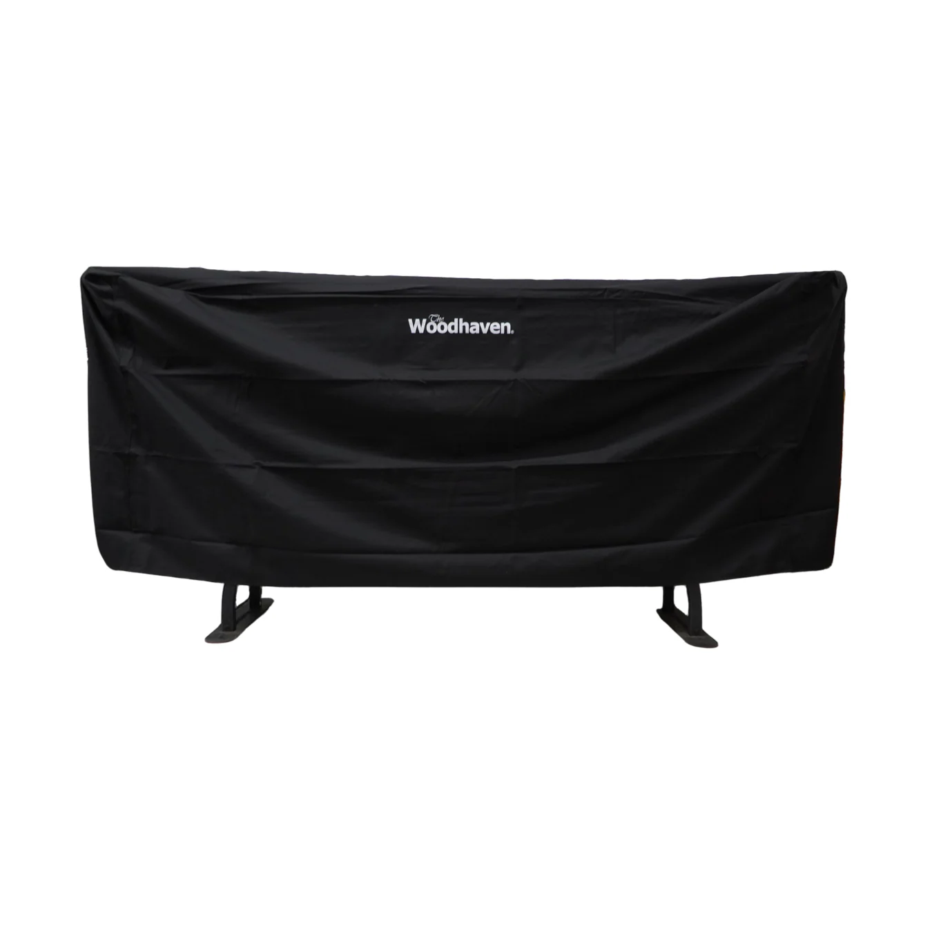 The Woodhaven 8' Large Crescent Firewood Rack - Image 5