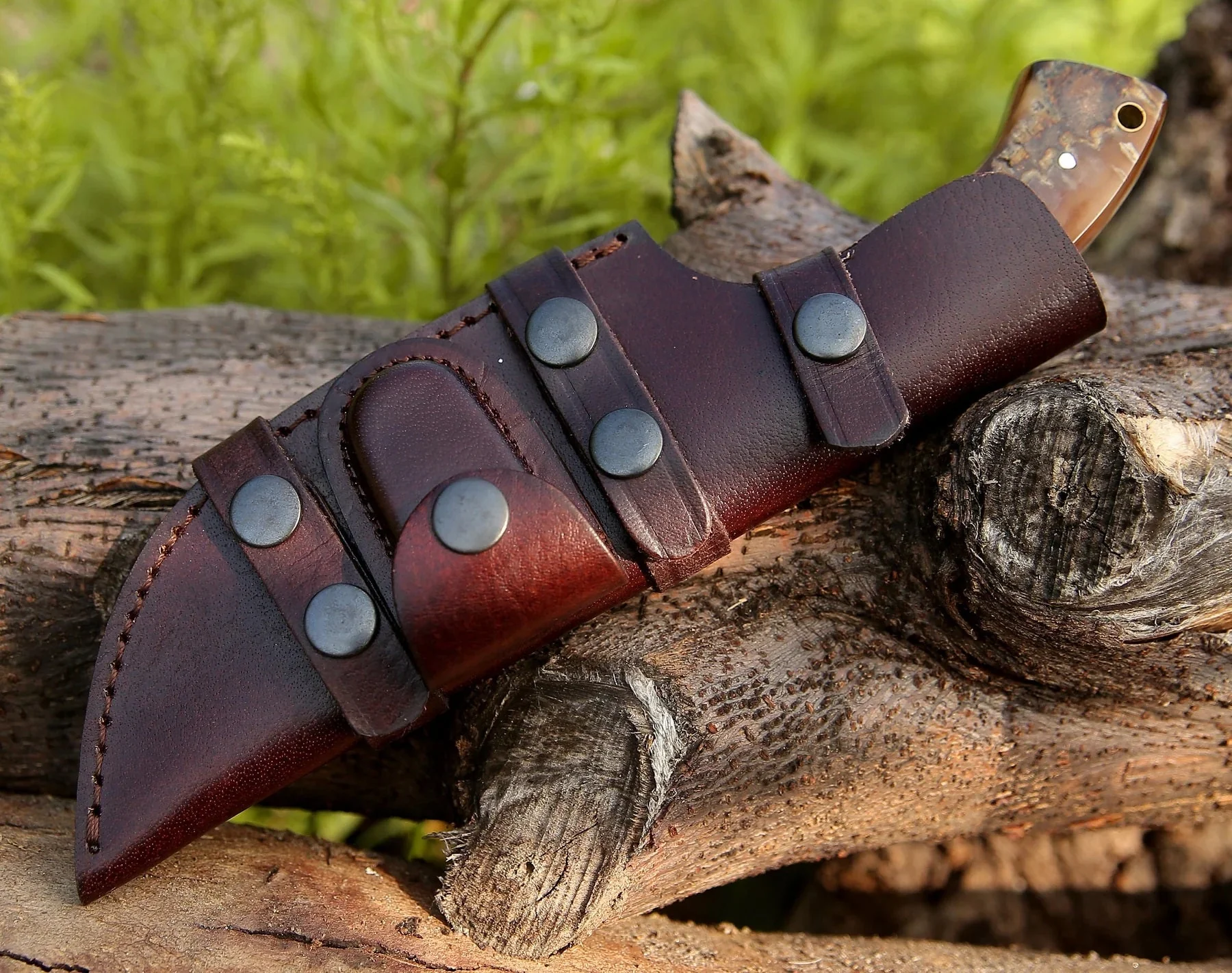 Tom Brown Tracker 1 – Handmade Damascus Steel Outdoor Knife - Image 2