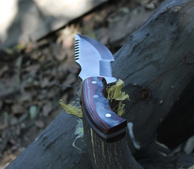 Tom Brown Tracker 2 – Handmade O1 Tool Steel Knife with Exotic Wood Handle - Image 2
