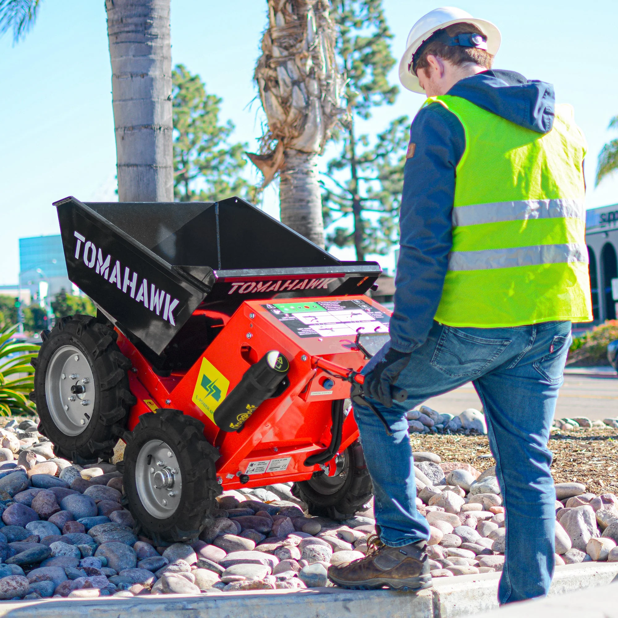 Tomahawk 6 ft³ Concrete Bucket - Accessory for Tomahawk Power Buggy - Image 3