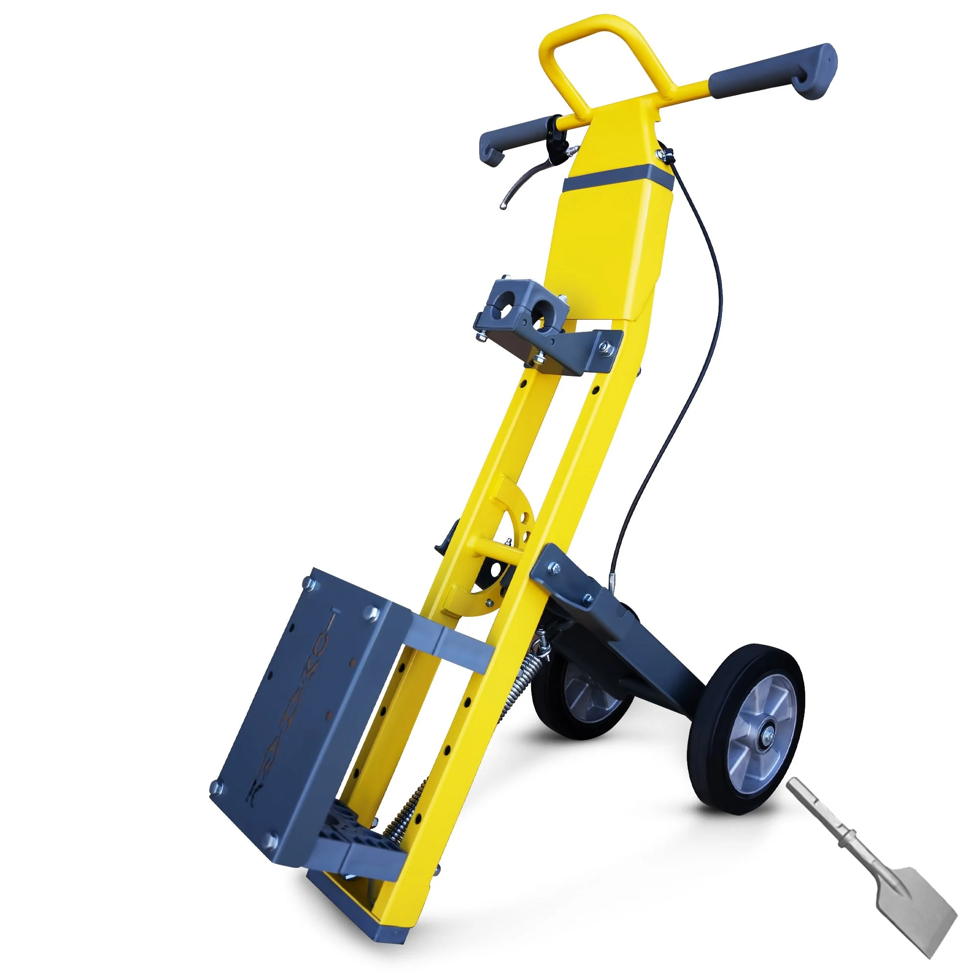 Tomahawk Demo Hammer Trolley – Heavy-Duty Universal Jackhammer Support Anti-Vibration Ergonomic Design for Effortless Demolition - Image 8