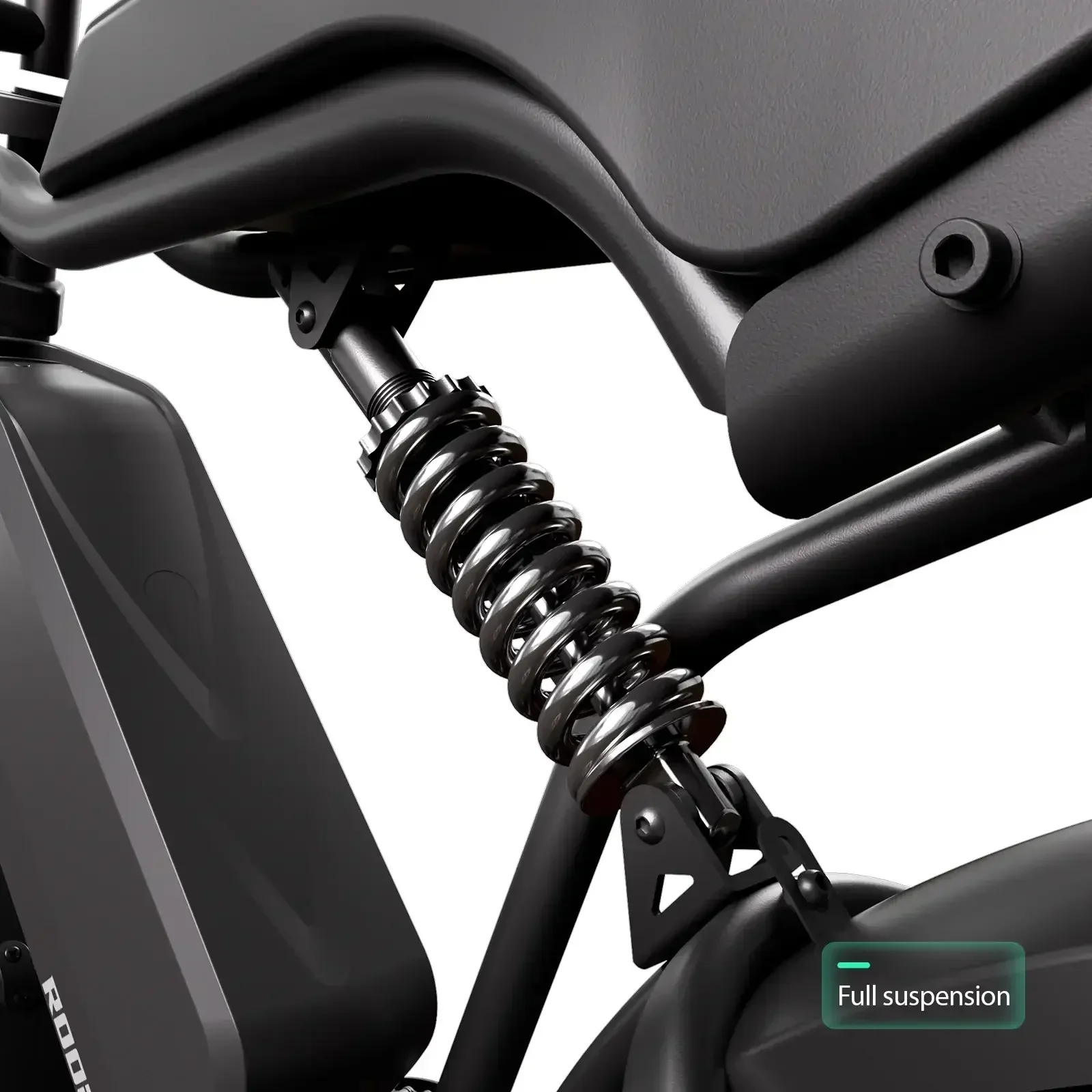 TST R002 20'' 1500W Full Suspension Moped-style Electric Bike - Image 10