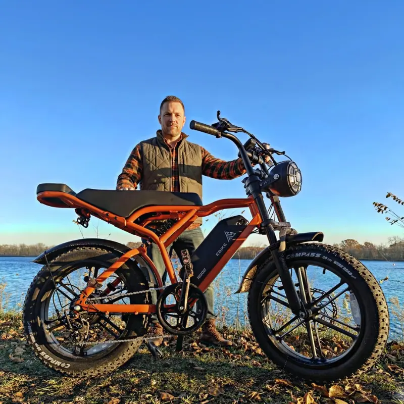 TST R002 20'' 1500W Full Suspension Moped-style Electric Bike - Image 2