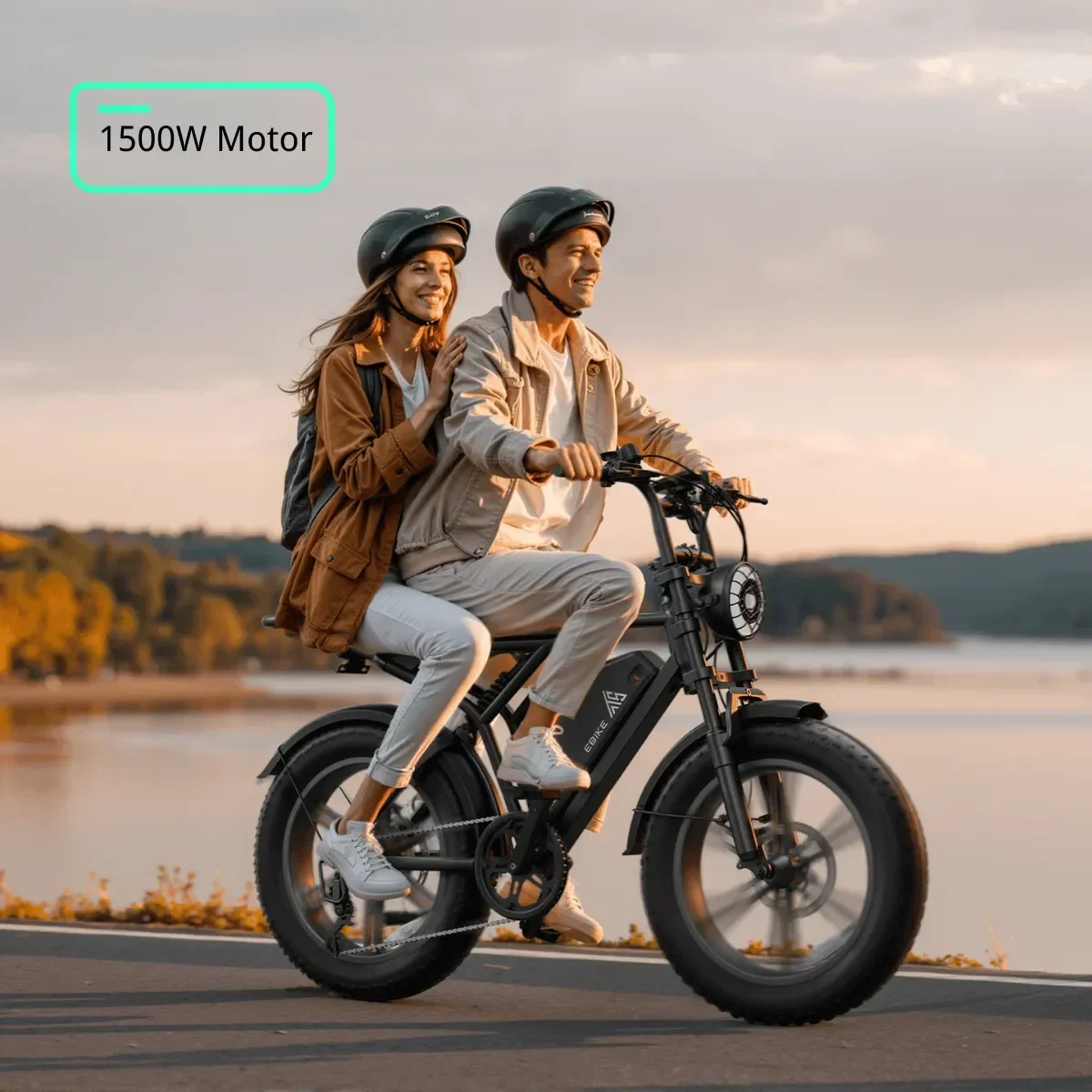 TST R002 20'' 1500W Full Suspension Moped-style Electric Bike - Image 5