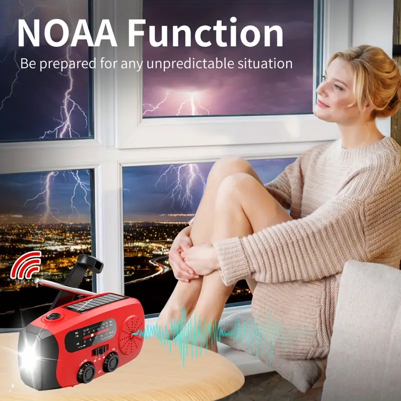 3-in-1 Emergency Radio – Stay Connected & Powered Anytime! - Image 5