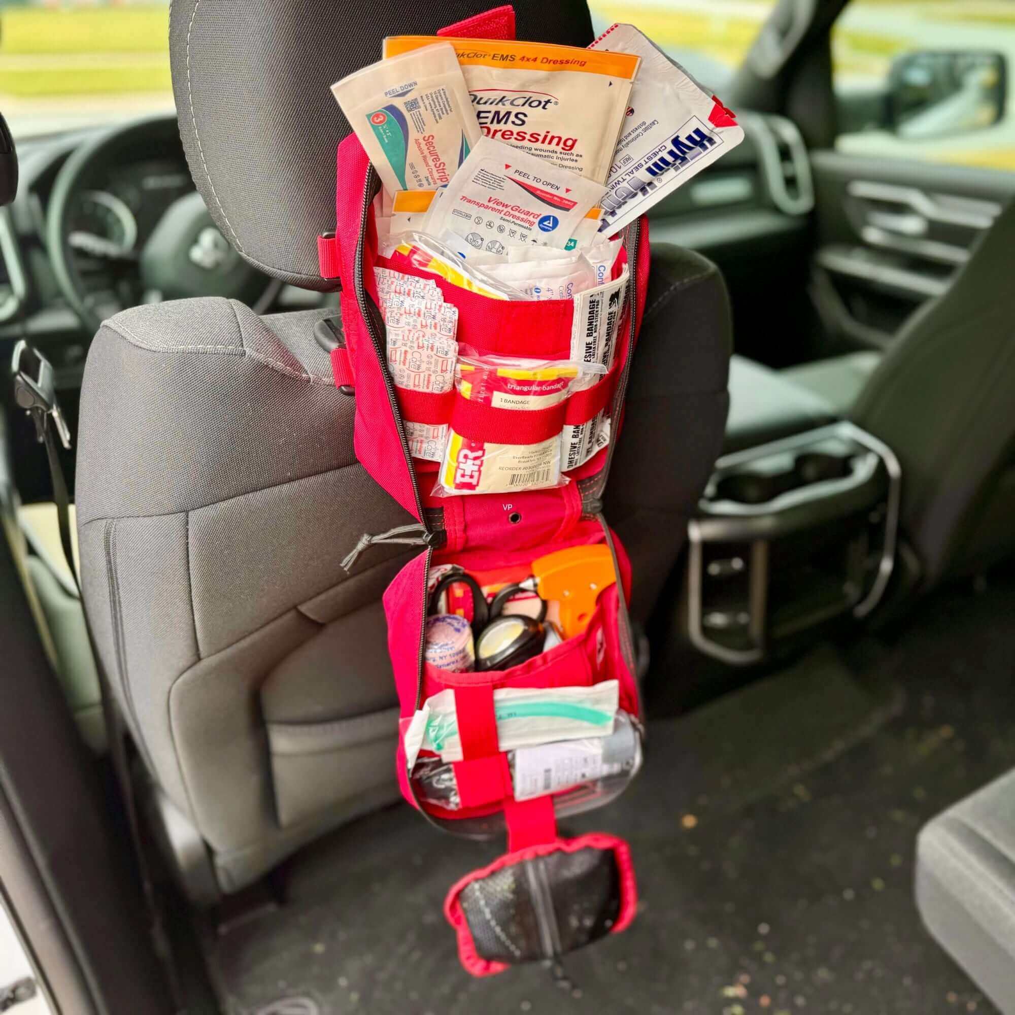 Vehicle Trauma Response Kit w/Trauma Care – Advanced Car First Aid Kit - Image 6