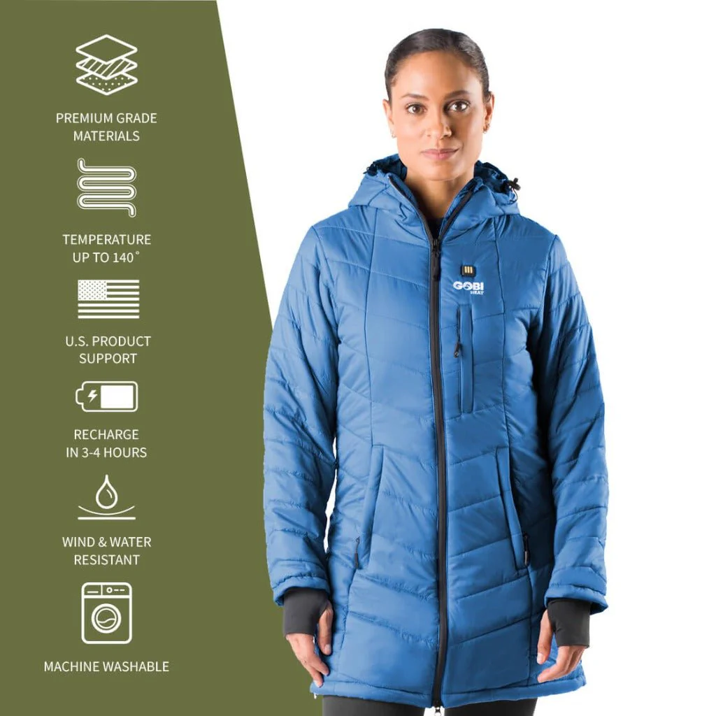 Victoria Womens Heated Coat - Image 8