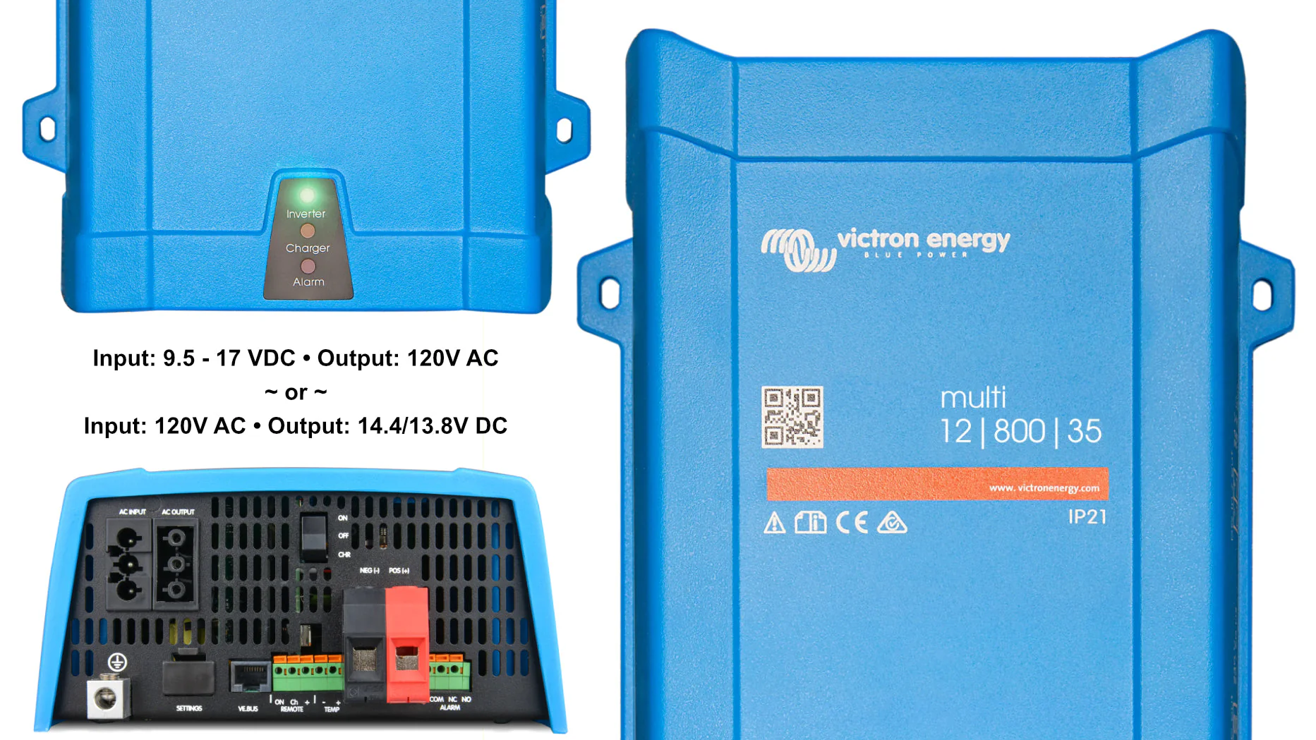 Victron 120V Inverter & Charger - 12/24/48V; 500 - 5000 Watts - Image 4