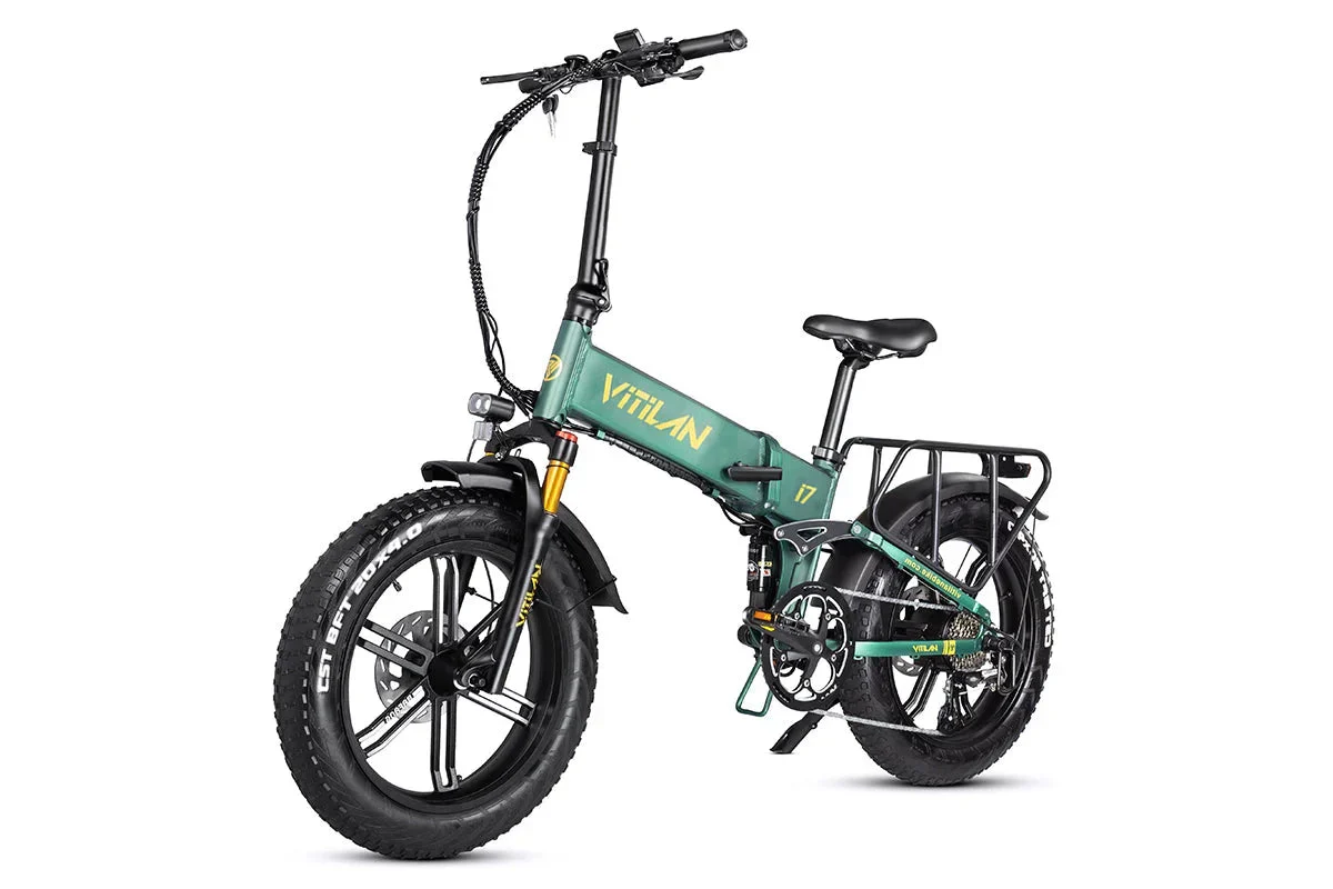 Vitilan I7 Pro Folding Full Suspension Electric Bike - Image 12
