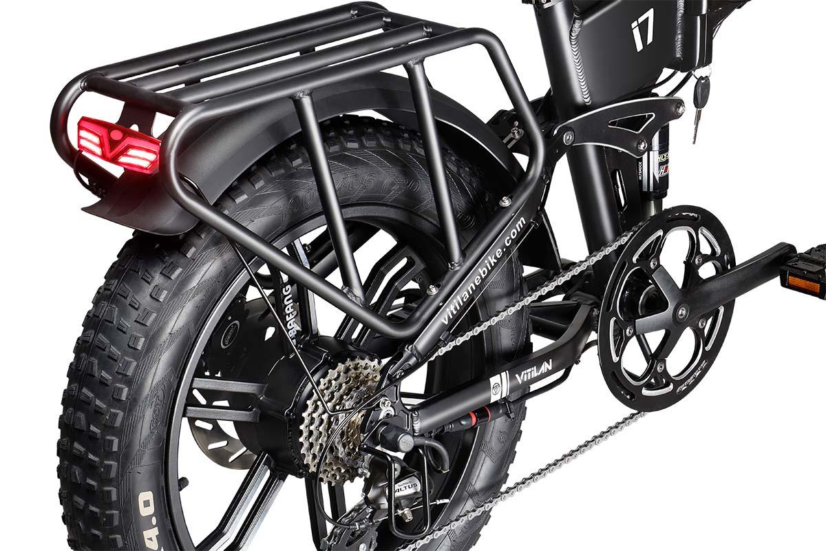 Vitilan I7 Pro Folding Full Suspension Electric Bike - Image 17
