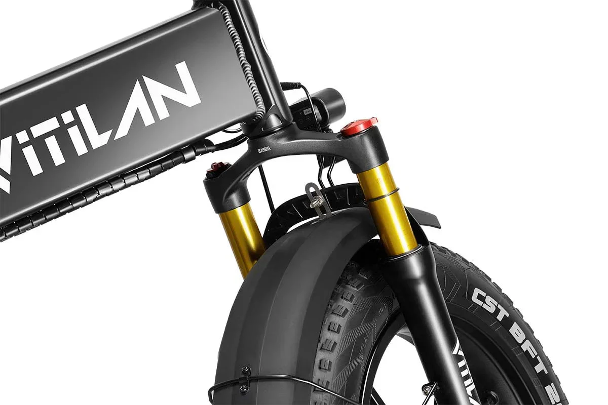Vitilan I7 Pro Folding Full Suspension Electric Bike - Image 18
