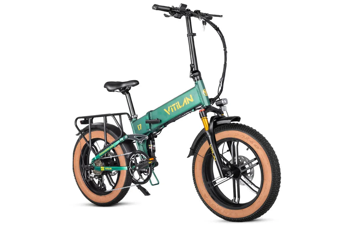 Vitilan I7 Pro Folding Full Suspension Electric Bike - Image 24