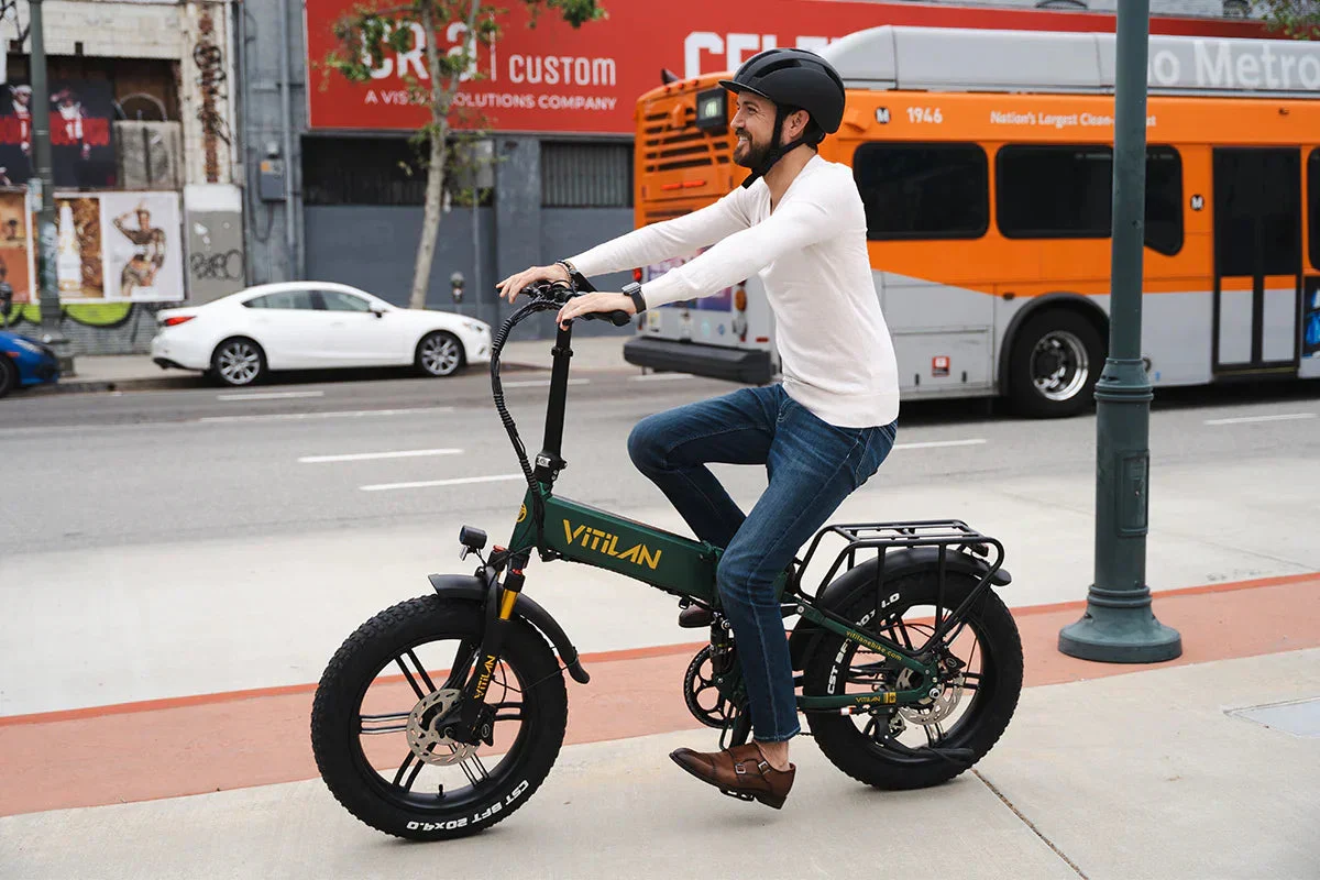 Vitilan I7 Pro Folding Full Suspension Electric Bike - Image 8