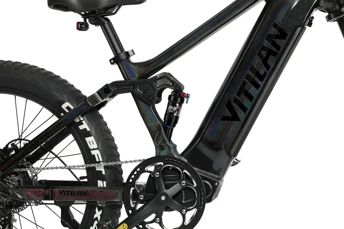 Vitilan T7PRO Full Suspension Mountain E-bike - Image 17