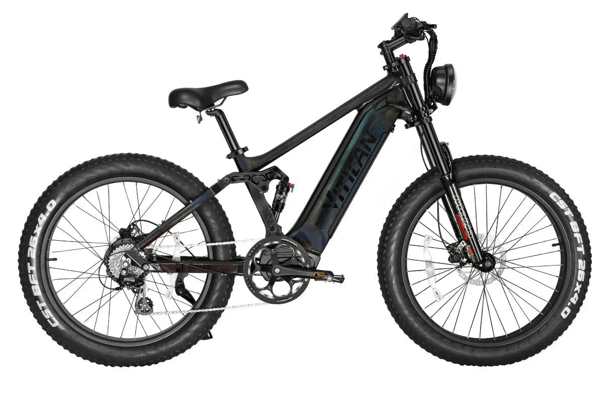 Vitilan T7PRO Full Suspension Mountain E-bike - Image 21