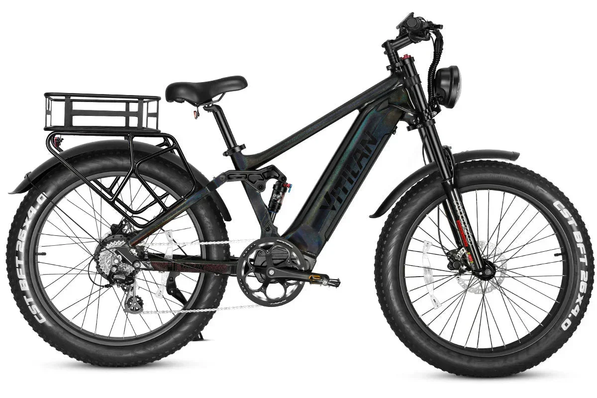 Vitilan T7PRO Full Suspension Mountain E-bike - Image 27