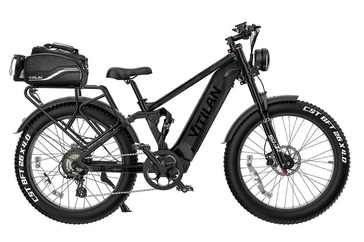 Vitilan T7PRO Full Suspension Mountain E-bike - Image 37