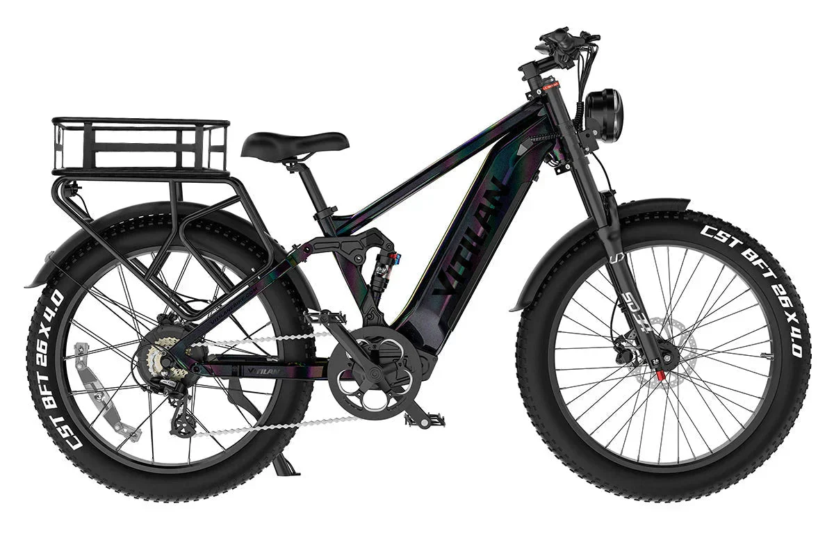 Vitilan T7PRO Full Suspension Mountain E-bike - Image 39