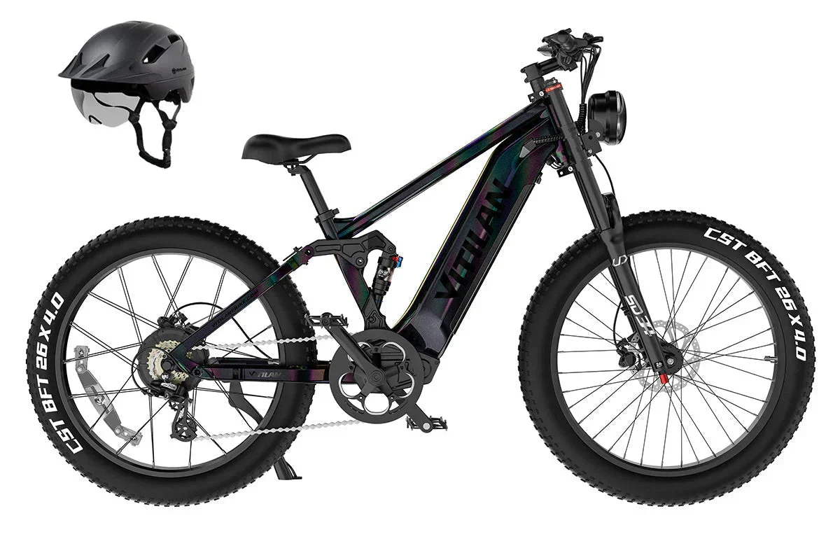 Vitilan T7PRO Full Suspension Mountain E-bike - Image 44