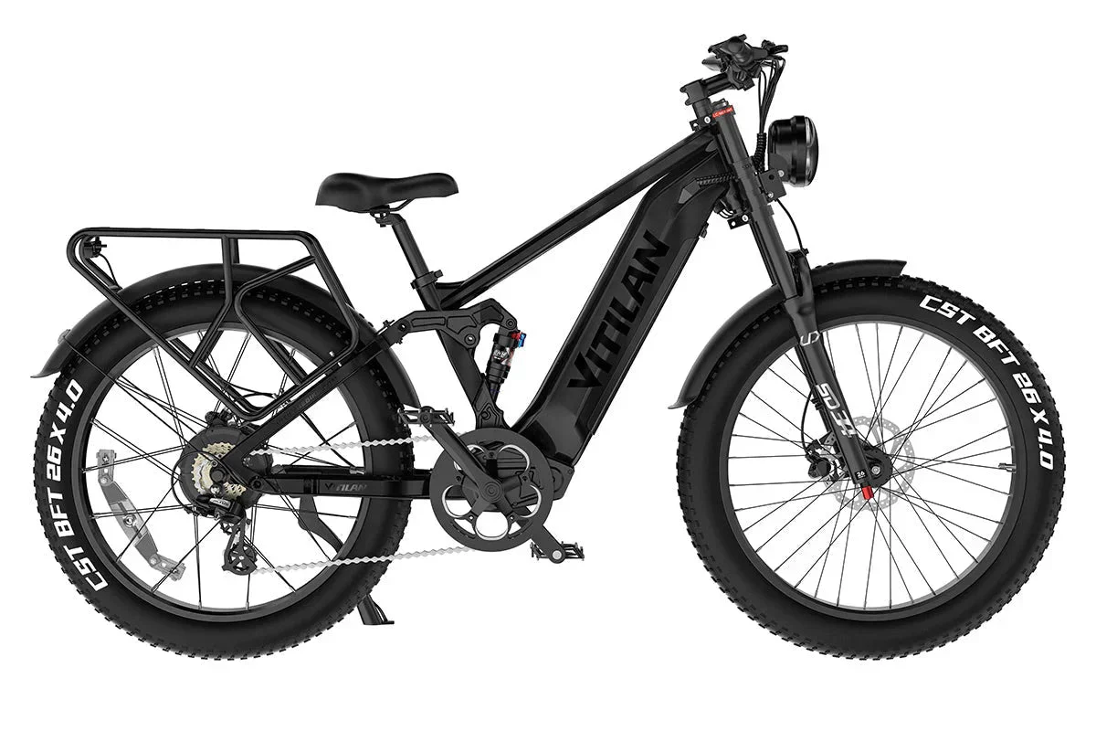 Vitilan T7PRO Full Suspension Mountain E-bike - Image 45