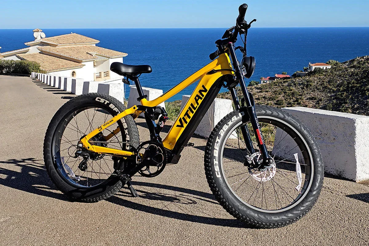 Vitilan T7PRO Full Suspension Mountain E-bike - Image 6
