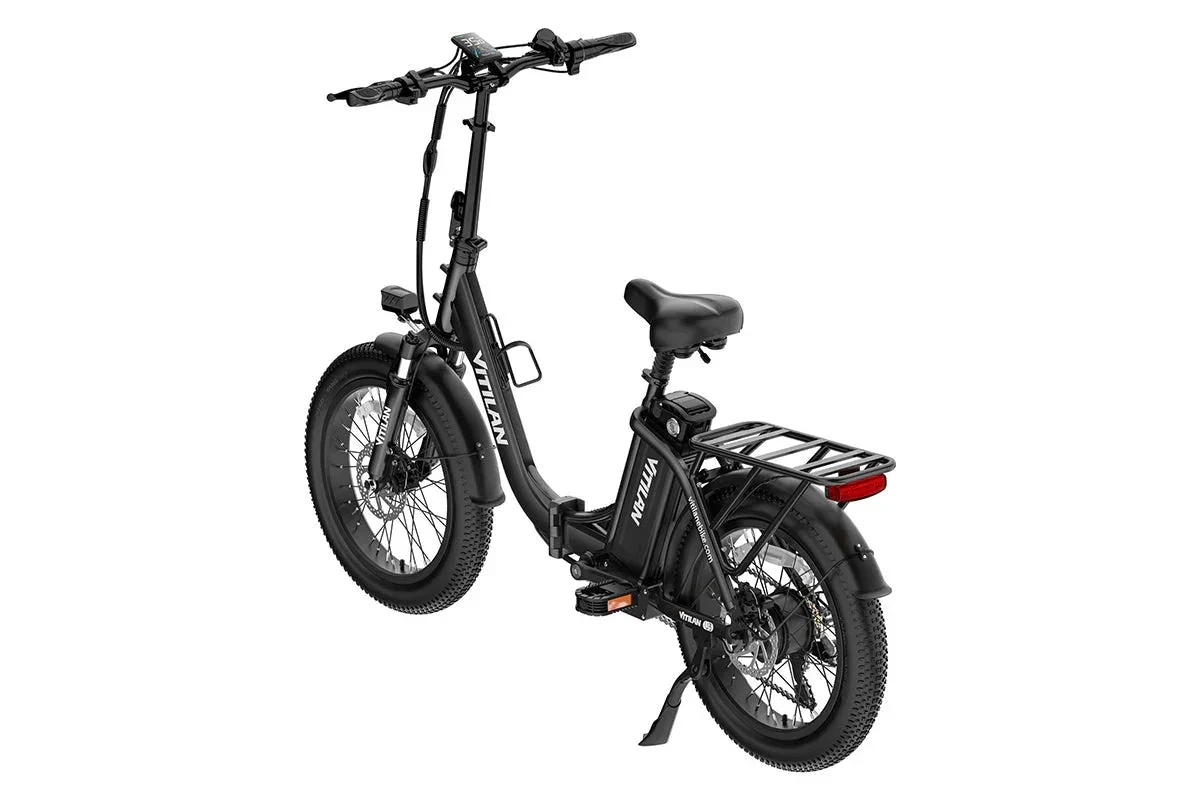 Vitilan U3 Full Suspension Foldable Fat Tire Electric Bike - Image 10