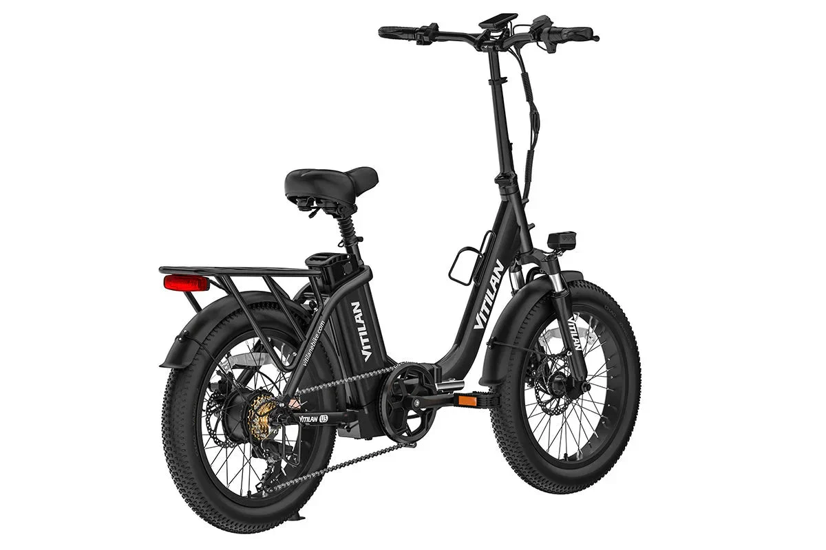 Vitilan U3 Full Suspension Foldable Fat Tire Electric Bike - Image 11