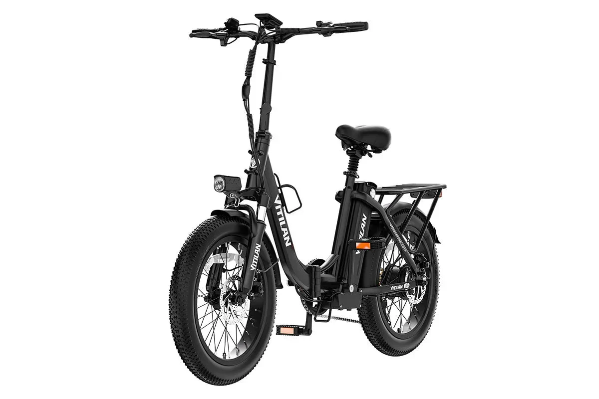 Vitilan U3 Full Suspension Foldable Fat Tire Electric Bike - Image 12