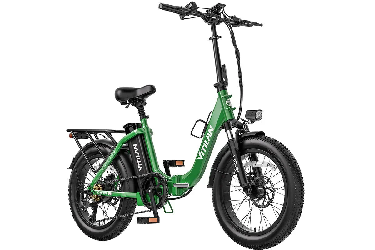 Vitilan U3 Full Suspension Foldable Fat Tire Electric Bike - Image 13