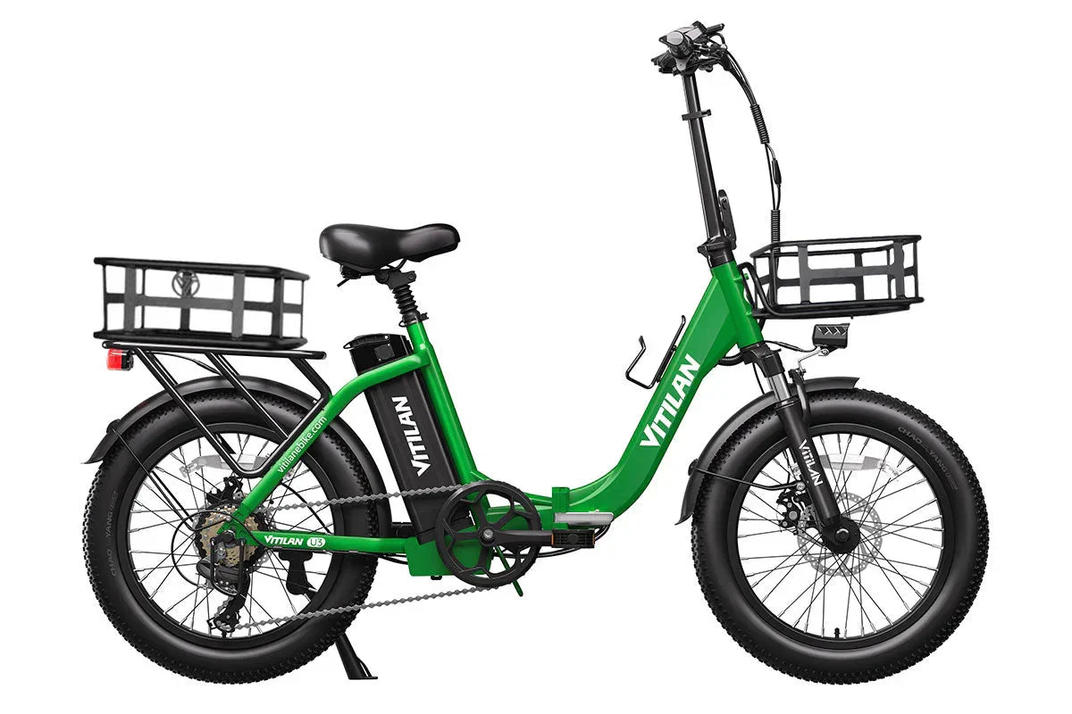 Vitilan U3 Full Suspension Foldable Fat Tire Electric Bike - Image 19